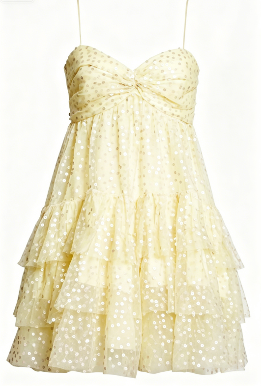 Cute A Line Spaghetti Straps Pink Sequin Short Formal Homecoming Dresses Party Graduation Dress Hoco Dresses DH2738