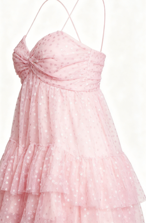 Cute A Line Spaghetti Straps Pink Sequin Short Formal Homecoming Dresses Party Graduation Dress Hoco Dresses DH2738