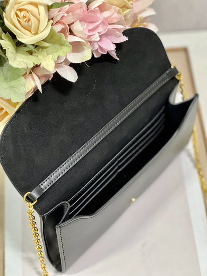 Dior Bobby Wallet on Chain East West Black - 21.5×12×4cm