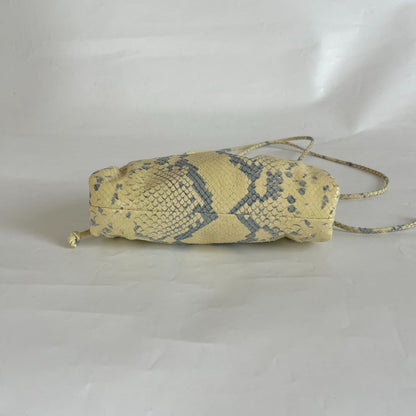 Bottega Veneta Bottega Veneta leather mini bag faded python print,