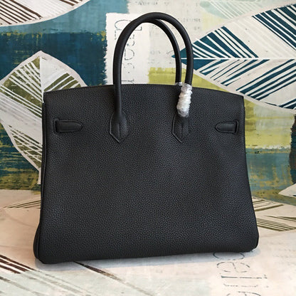 H BIRKIN GOLD HARDWARE BLACK 30CM/11.8in