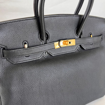Hermès Togo Leather Black Birkin 35