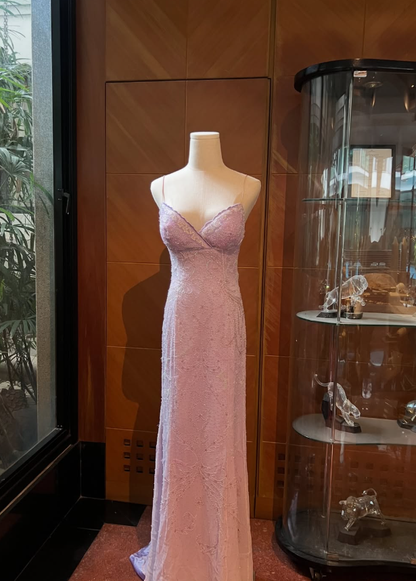 Stunning Lilac A Line Beaded Chiffon Prom Dress Party Dress Date Dress SH4888