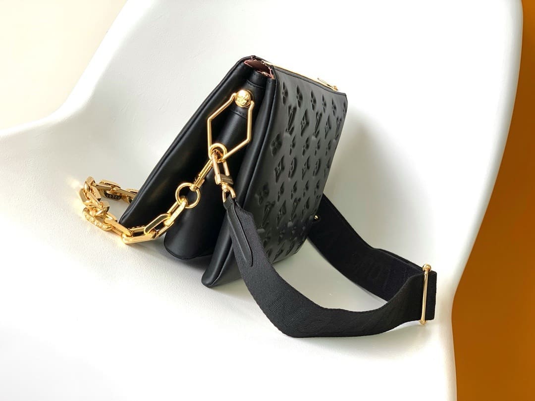 Louis Vuitton Monogram Black Coussin PM Bag M21260
