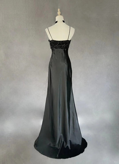 Elegant Spaghetti Straps Beading Hi-lo Ruffle Prom Dress Evening Dress Gala Dress      D2168