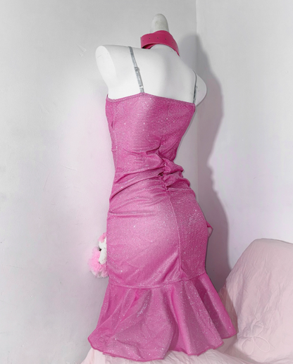 Sweet Homecoming Dress Tight Spaghetti Straps Rhinestone Short Prom Dress Party Dress Cocktail Dress Birthday Outfits  D2287
