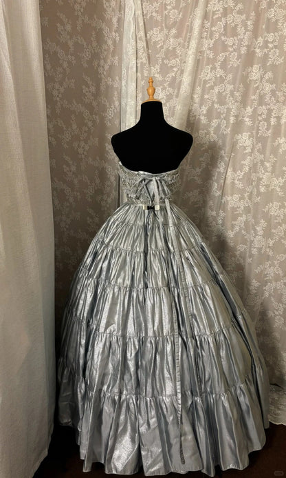 Beauty Ball Gown Strapless Pleated Prom Gown Evening Dress Sweet 16 Dress Princess Dress D2362