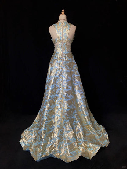 Stunning Prom Dress V-neck Floor Length Prom Dress Evening Dress Gala Dress Business Dinner Dress  D2426