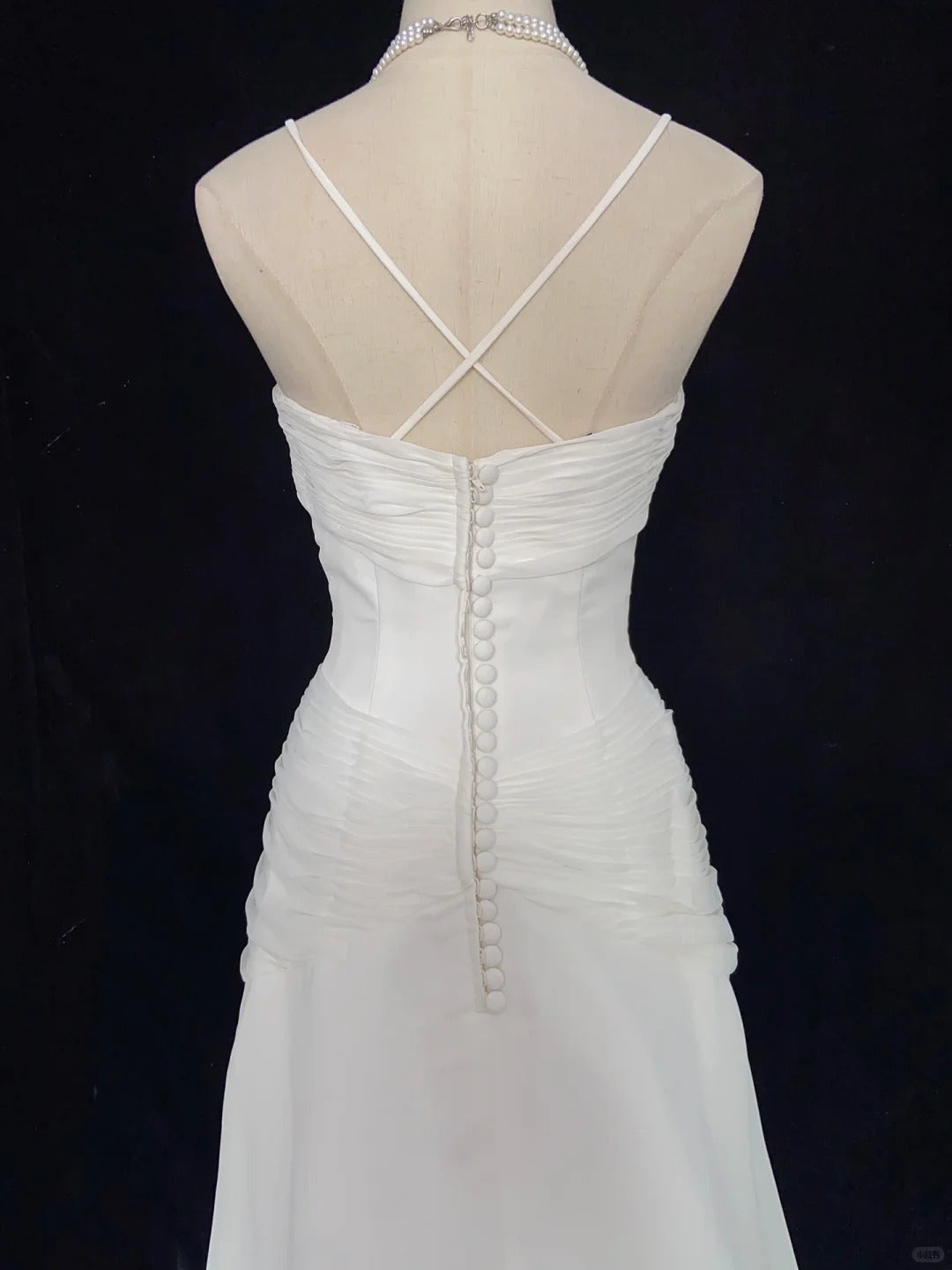 Elegant Prom Dress Spaghetti Straps Pleated Prom Gown Evening Dress Gala Dress Business Dinner Dress Wedding Dress  D2427