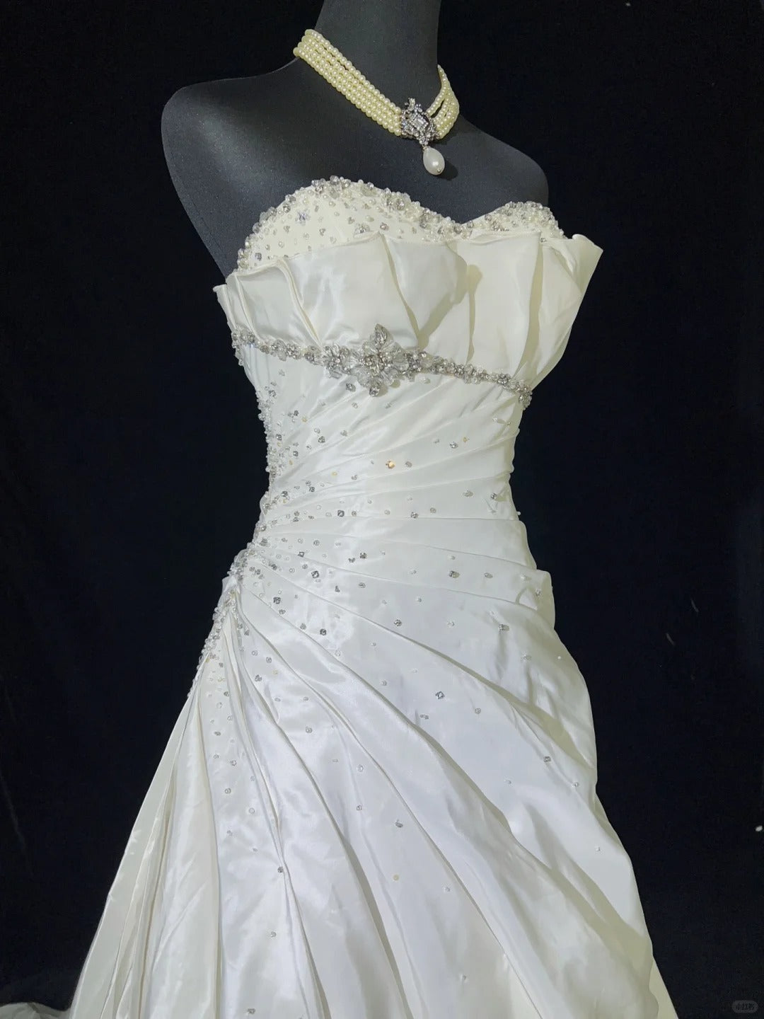 Elegant Wedding Dress Sweetheart Pleated Prom Dress Evening Dress Gala Dress Birthday Party Dress  D2431