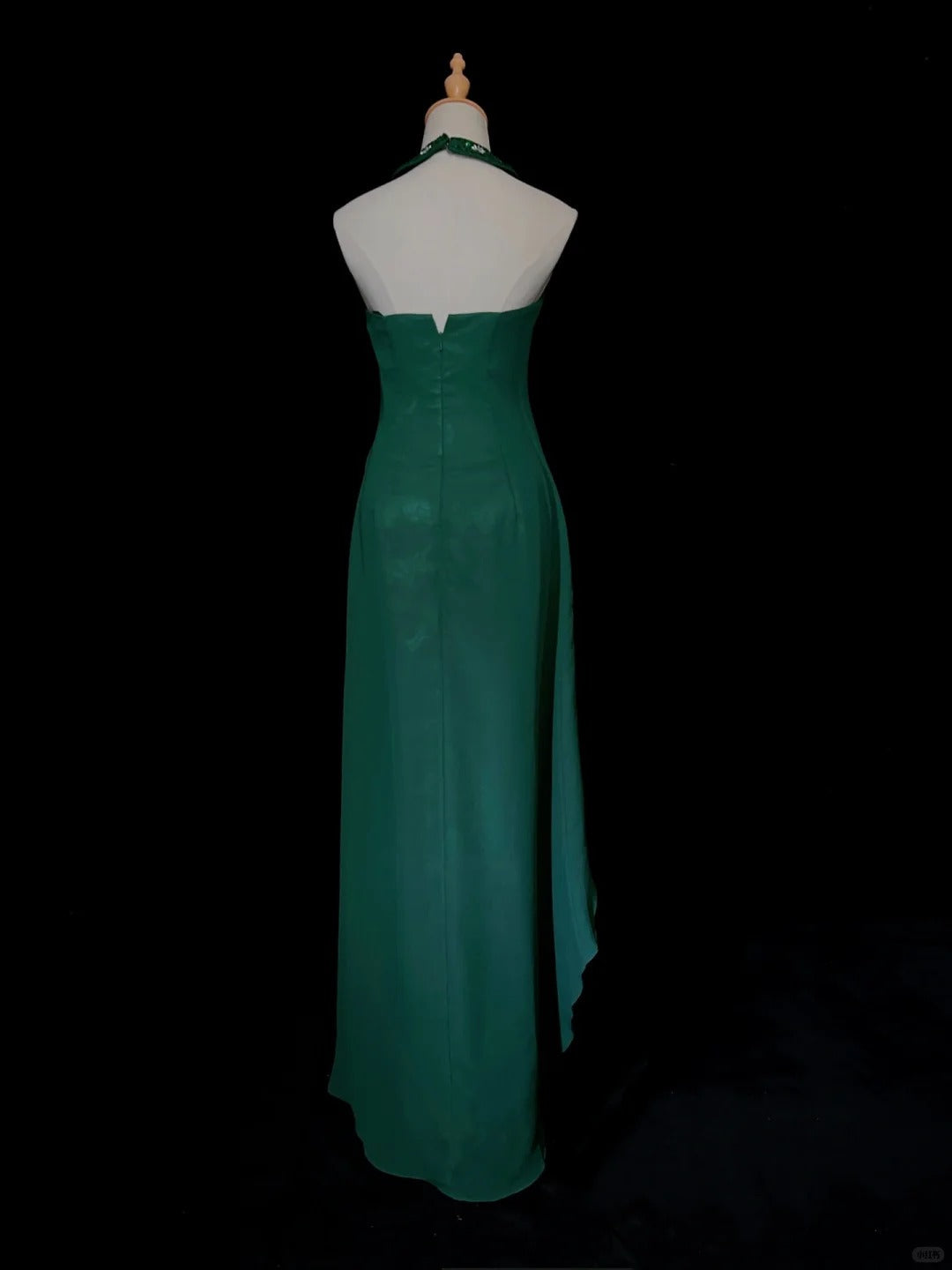 Elegant Prom Dress Halter Pleated Prom Gown Evening Dress Gala Dress Business Dinner Dress  D2433
