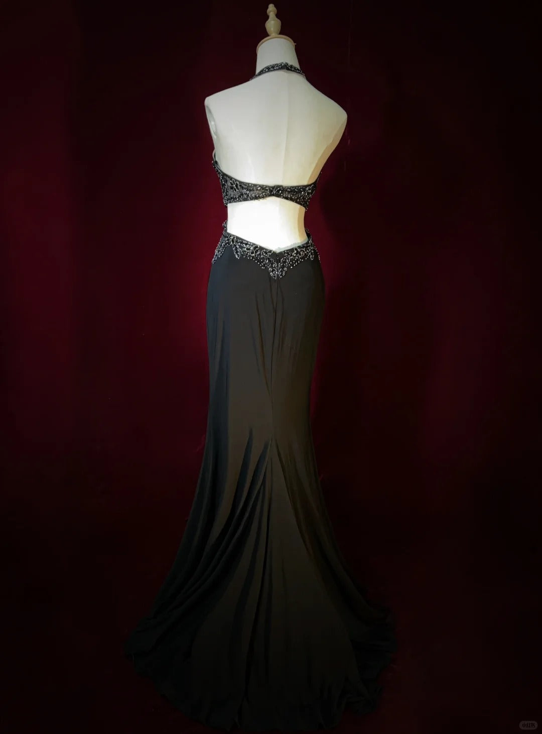Stunning Prom Dress Halter Backless Evening Dress Prom Gown Gala Dress Business Dinner Dress  D2439