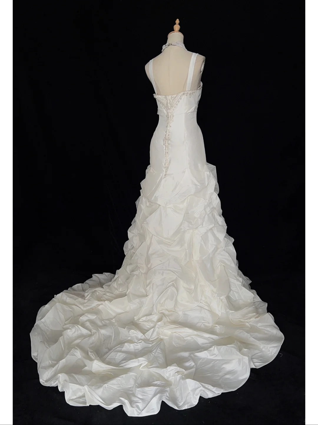 Stunning Wedding Dress Square Neck Pleated Prom Dress Evening Dress Gala Dress Birthday Dress  D2443