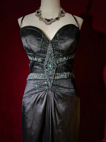 Gorgeous Prom Dress Spaghetti Straps Backless Prom Gown Evening Dress Gala Dress Business Dinner Dress  D2449