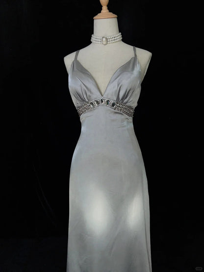 Elegant Prom Dress Spaghetti Straps Prom Gown Gala Dress Evening Dress Business Dinner Dress  D2453