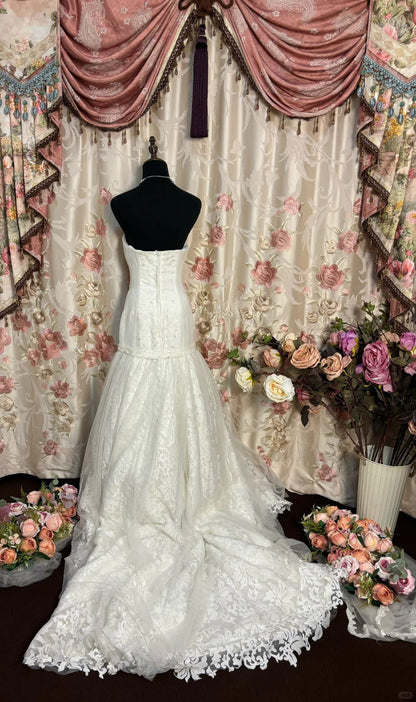 Elegant Wedding Dress Sweetheart Pleated Print Prom Dress Evening Dress Gala Dress D2469