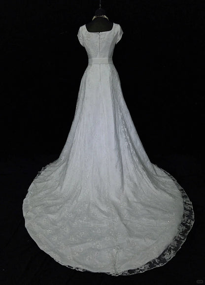 Charming Prom Dress A Line Square Neck Mermaid Wedding Dress Evening Dress Gala Dress Business Dinner Dress    D2503