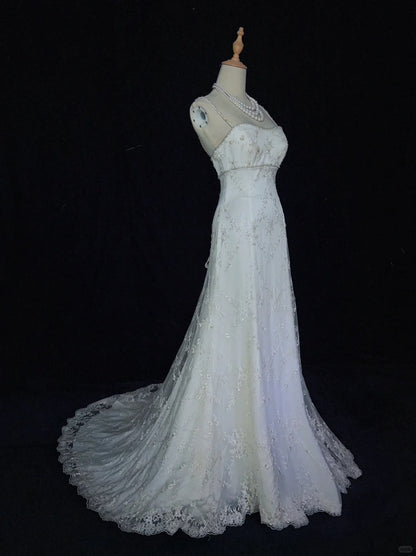 Elegant Prom Dress Spaghetti Straps Wedding Dress Evening Dress Gala Dress Business Dinner Dress      D2507