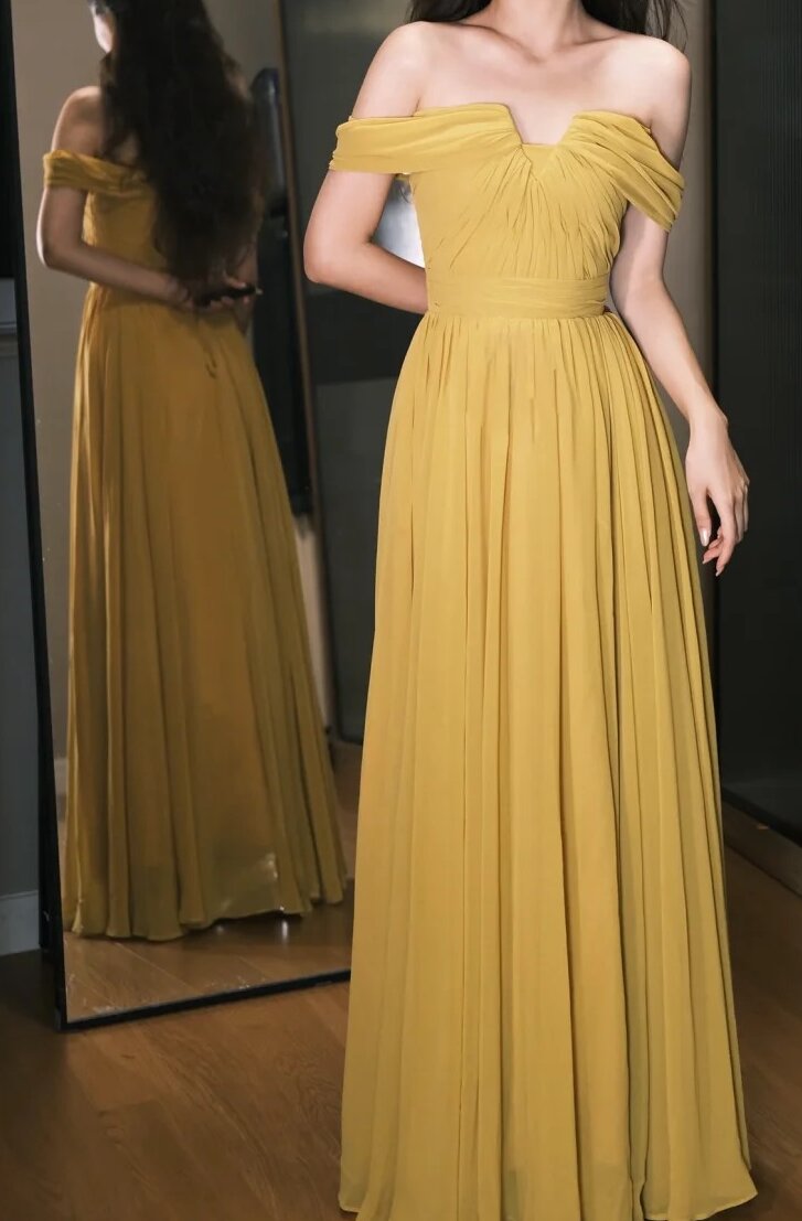 Elegant Prom Dress A Line Strapless Pleated Prom Dress Evening Dress Gala Dress  D2551