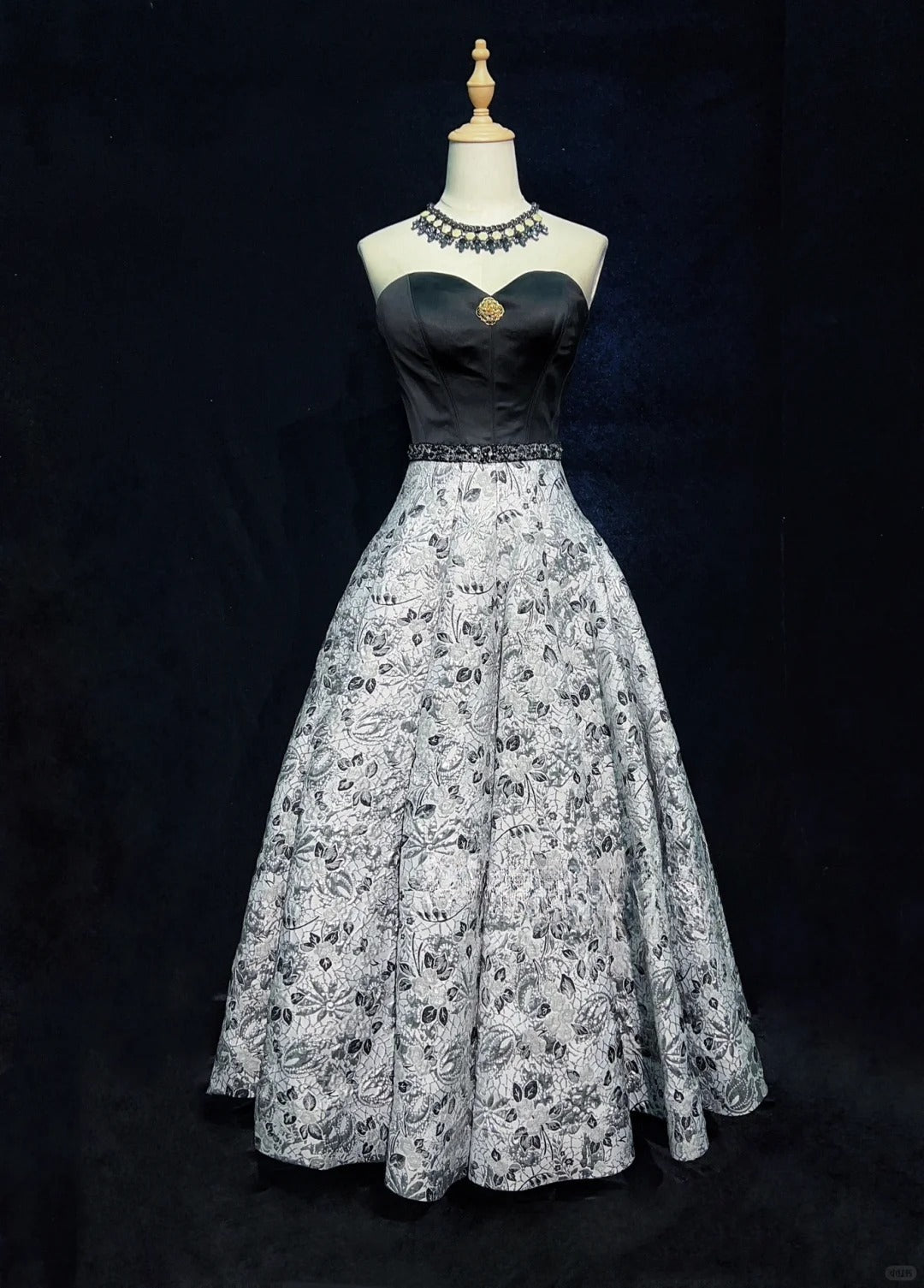 Elegant Prom Dress A Line Sweetheart Print Prom Gown Gala Dress Evening Dresses    D2600