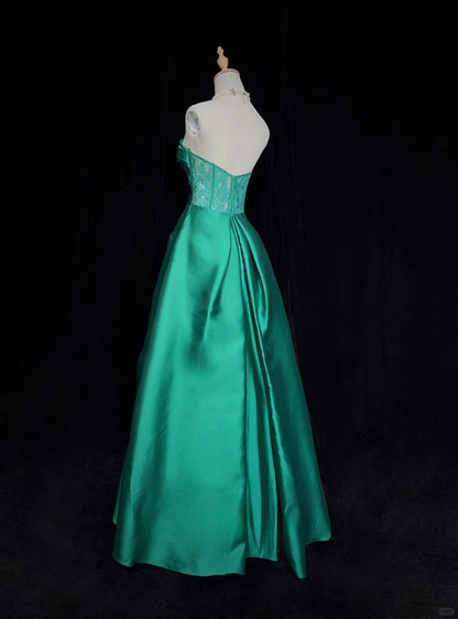 Stunning Prom Dress Strapless Pleated Prom Gown Gala Dress Evening Dresses    D2606