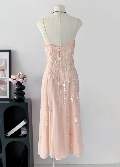 Sweet Prom Dress Spaghetti Straps Beading Sequins Prom Gown Party Dresses Dancing Dress    D2691