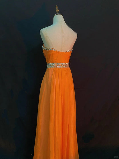Elegant Prom Dress A Line Sweetheart Pleated Evening Dress Gala Dress Prom Gown  D2721