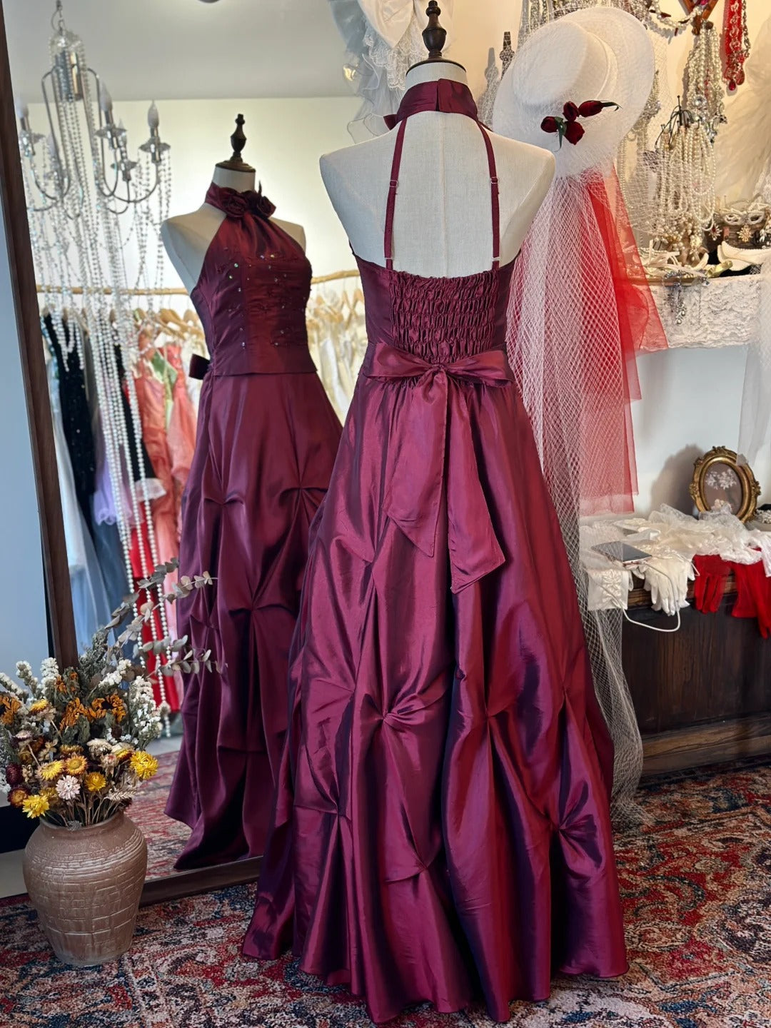 Elegant Prom Dress A Line Halter Party Dress Gala Dress Evening Dress       D2736