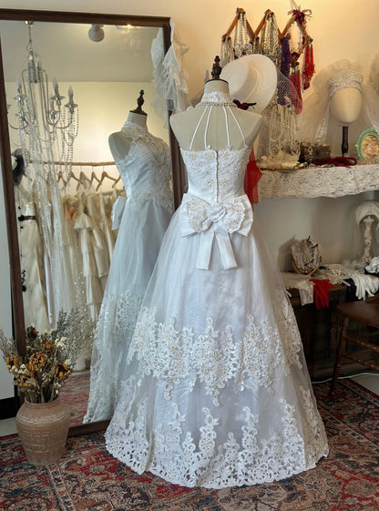 Elegant Prom Dress A Line Halter Evening Dress Gala Dress Prom Gown   D2746