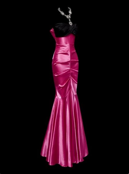 Stunning Prom Dress Sweetheart Pleated Mermaid Evening Dress Gala Dress Prom Gown     D2786