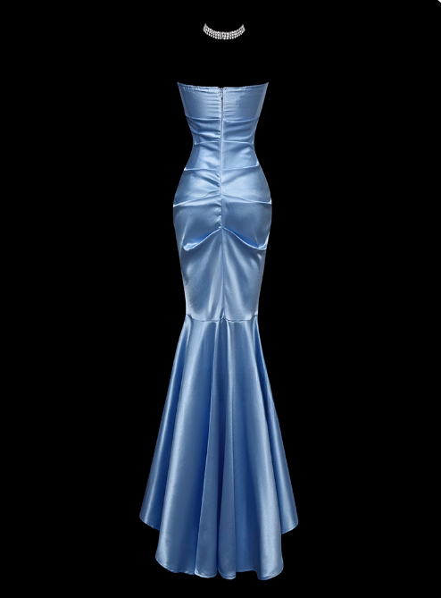 Sweet Prom Dress Sweetheart Pleated Mermaid Prom Dress Evening Dress Party Dress   D2787