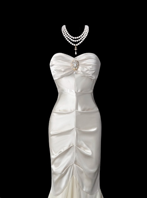 Stunning Prom Dress Sweetheart Pleated Tulle Mermaid Evening Dress Prom Gown Gala Dress    D2790