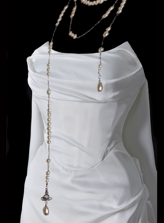 Elegant Prom Dress A Line Strapless Pleated Evening Dress Gala Dress with Train  D2795