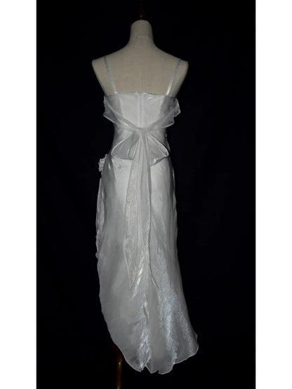 Elegant Prom Dress Spaghetti Straps Pleated Birthday Party Dress Evening Dress Gala Dress   D2807