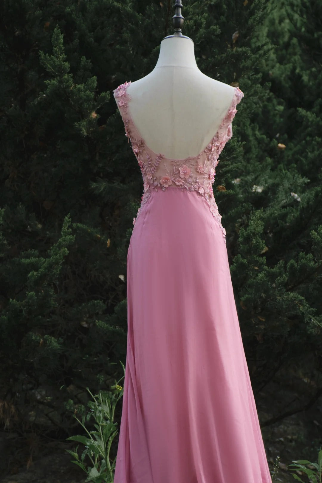 Sweet Prom Dress Appliques Pleated Gala Dress Birthday Party Dress Evening Dress  D2810