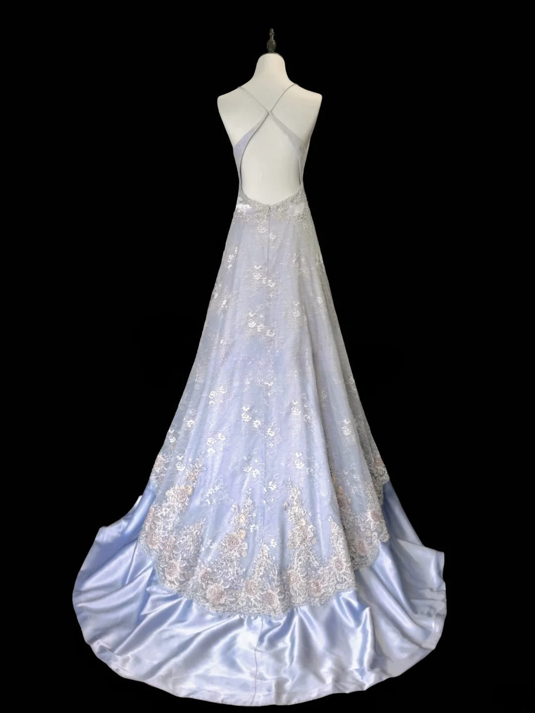 Charming Prom Dress A Line V-neck Backless Evening Dress Gala Dress  D2828