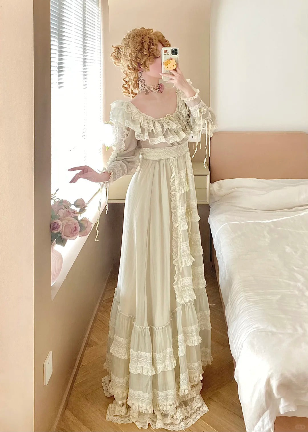Elegant Prom Dress Off Shoulder Pleated Lace Birthday Party Dress Evening Dress   D2850