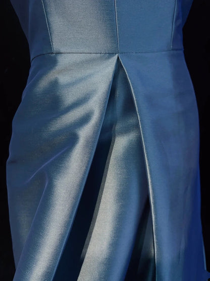 Elegant Prom Dress A Line Square Neck Evening Dress Gala Dress    D2895