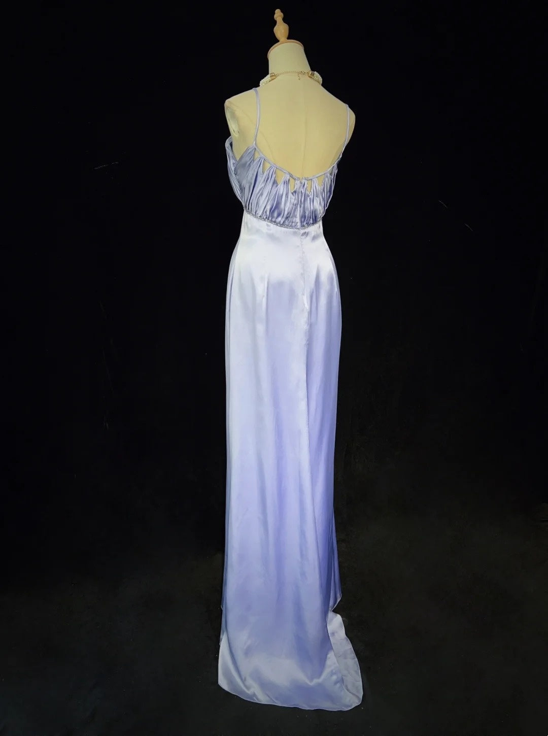 Elegant Prom Dress Spaghetti Straps Pleated Gala Dress Evening Dress Birthday Dress   D2904
