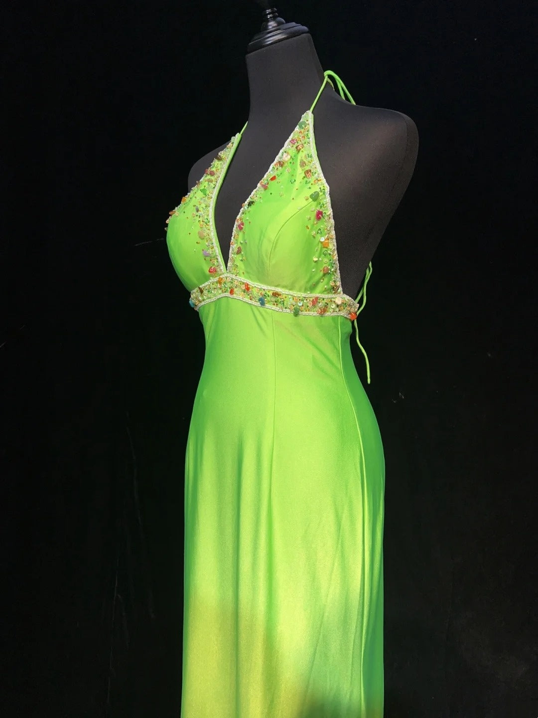 Stunning Prom Dress Halter Beading Evening Dress Gala Dress Party Dress   D2907