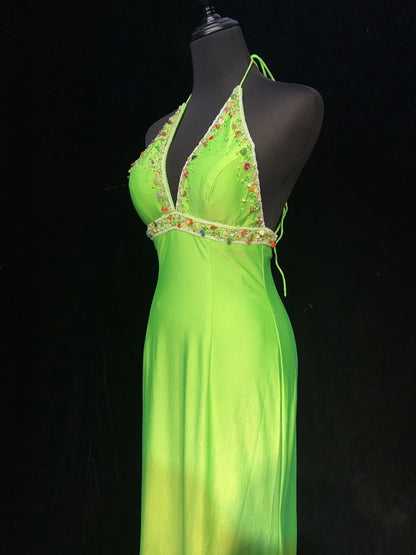 Stunning Prom Dress Halter Beading Evening Dress Gala Dress Party Dress   D2907