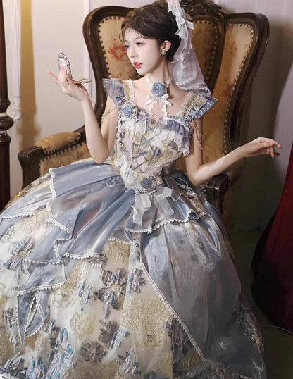Gorgeous Prom Dress Off Shoulder Pleated Ball Gown Birthday Party Dress Evening Dress 16th Dress  D2926