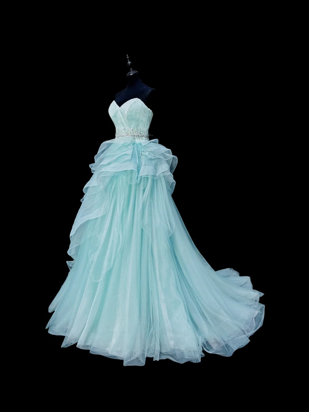Beauty Prom Dress Sweetheart Tiered Sweet 16 Dress Evening Dress      D2835