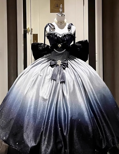 Unique Prom Dress Spaghetti Straps Pleated Ball Gown Princess Dress Birthday Evening Dress  D2937
