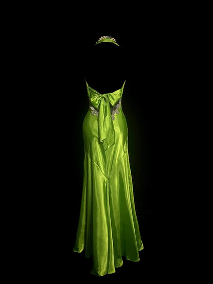 Elegant Prom Dress V-neck Backless Evening Dress Gala Dress Party Dress   D2946
