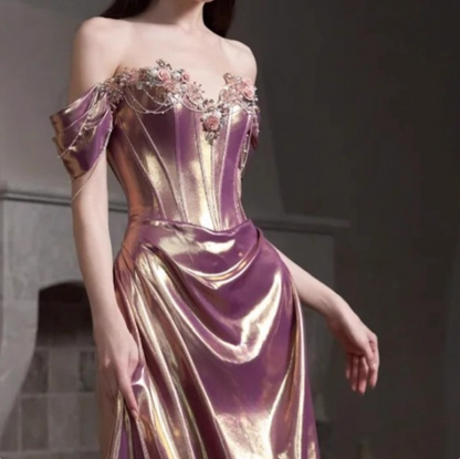 Stunning Prom Dress Off Shoulder Gala Dress Evening Dress Party Dress D2978