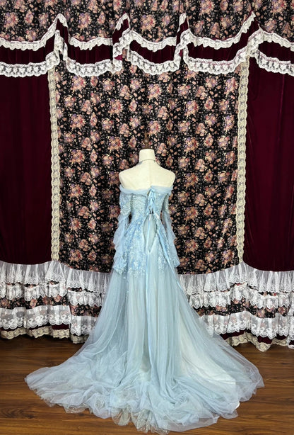 Charming Prom Dress A Line Off Shoulder Pleated Long Gala Dress Evening Dress  D3008