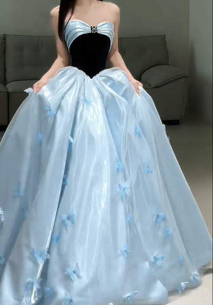 Stunning Prom Dress Sweetheart Pleated Ball Gown Evening Dress Sweet 16 Dress   D3028