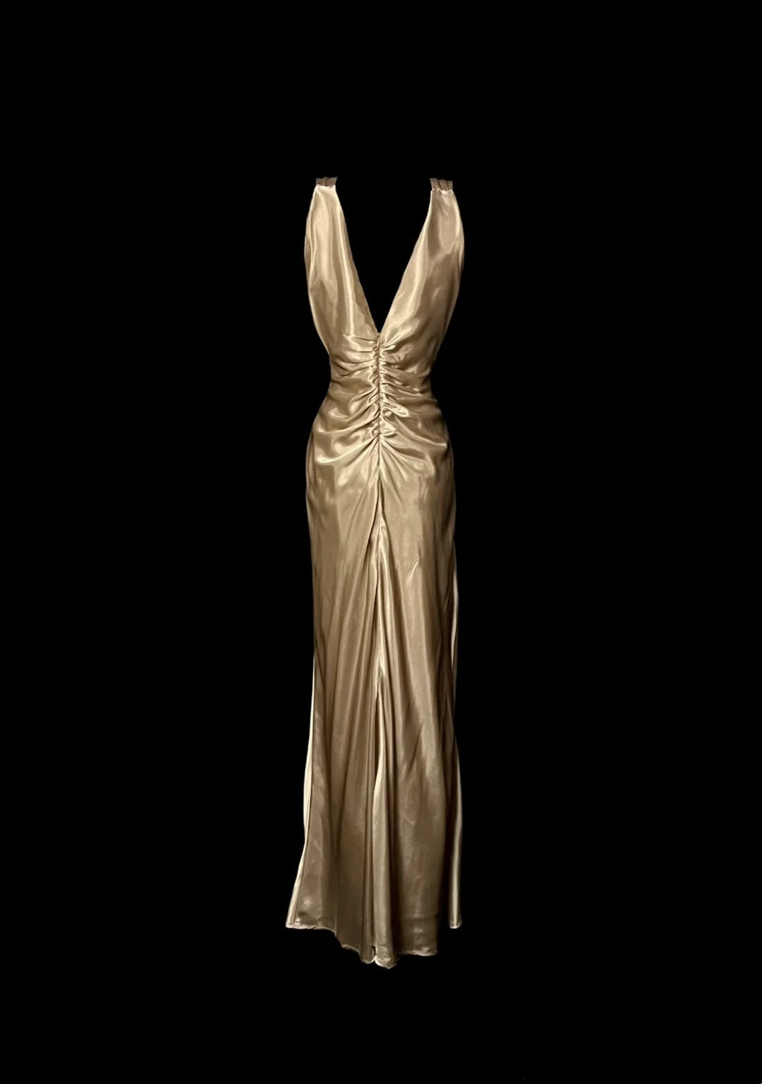 Gorgeous Prom Dress V-neck Pleated Long Prom Dress Evening Dress Birthday Party Dress  D3178