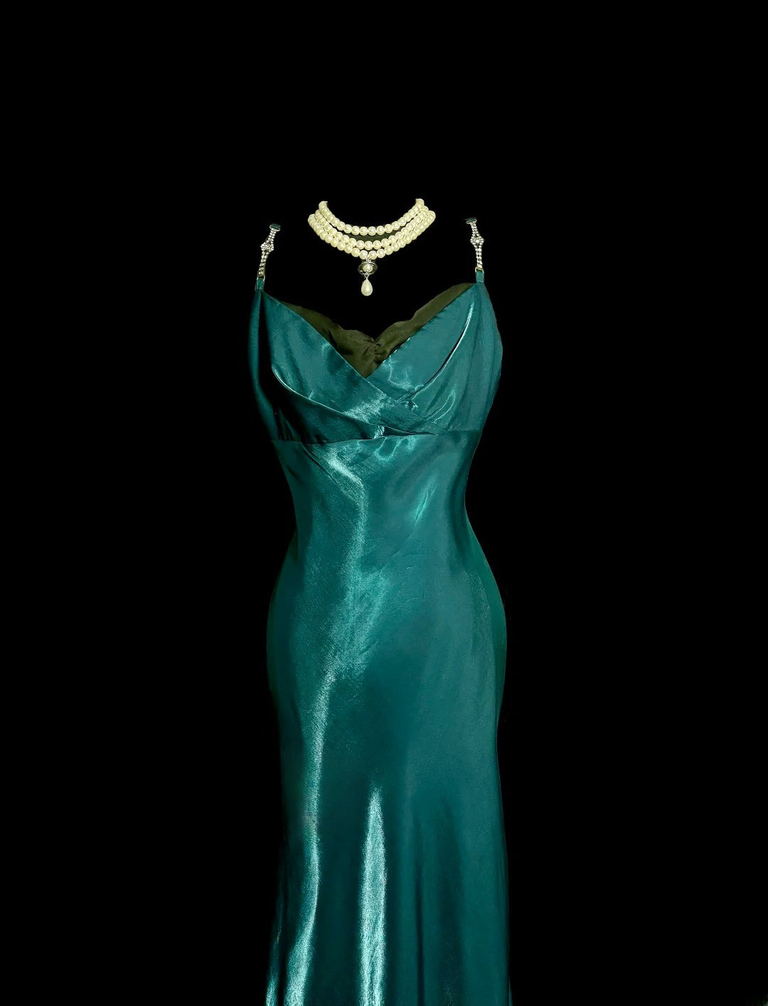 Elegant Prom Dress Green Spaghetti Straps Long Prom Dress Birthday Dress Evening Dress  D3203